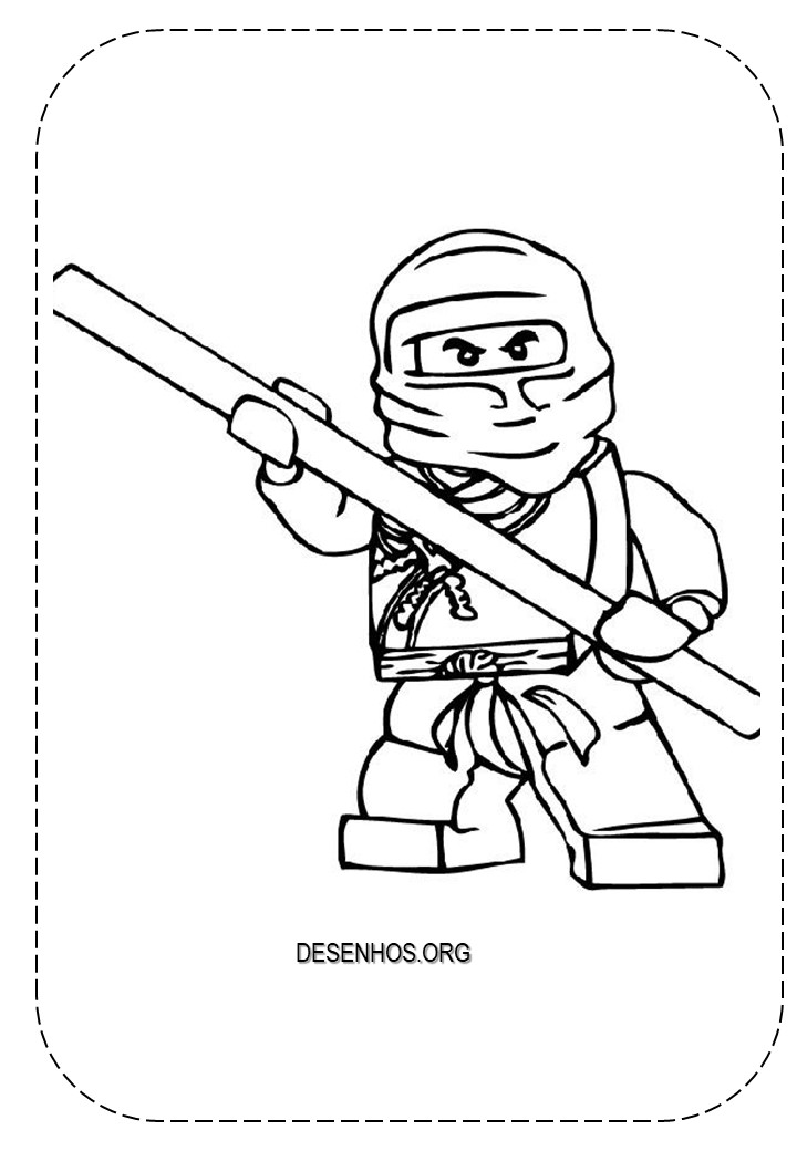lego ninjago para colorir 106