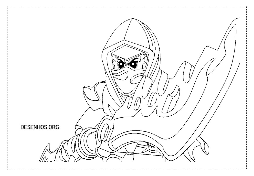 lego ninjago para colorir 26