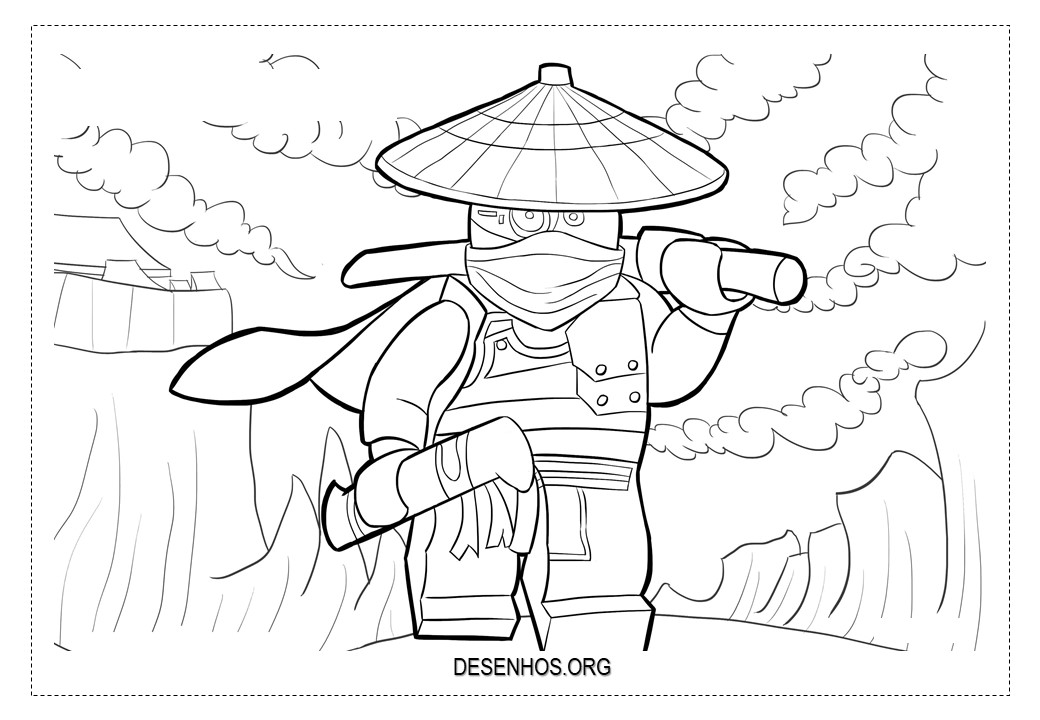 lego ninjago para colorir 27