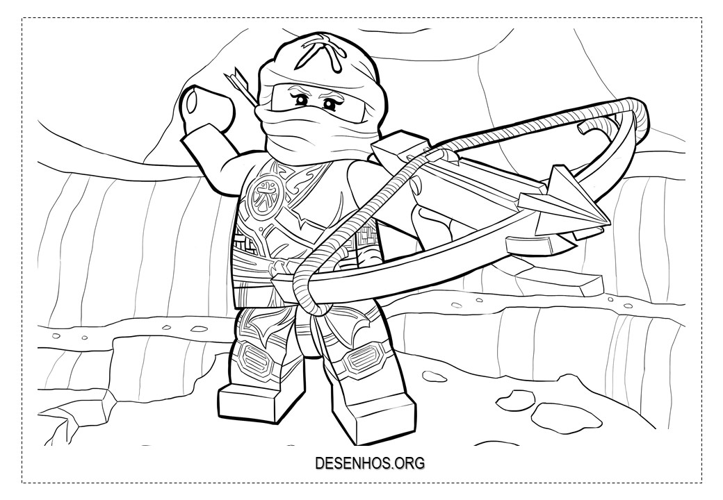lego ninjago para colorir 29