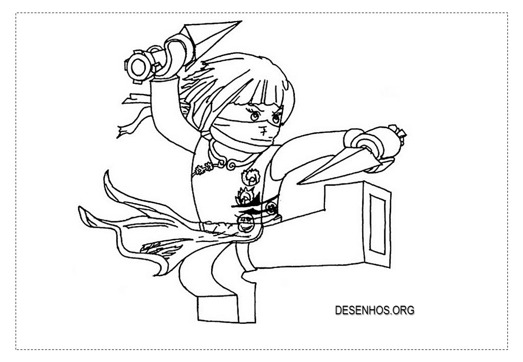 lego ninjago para colorir 43