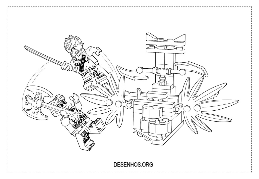 lego ninjago para colorir 55