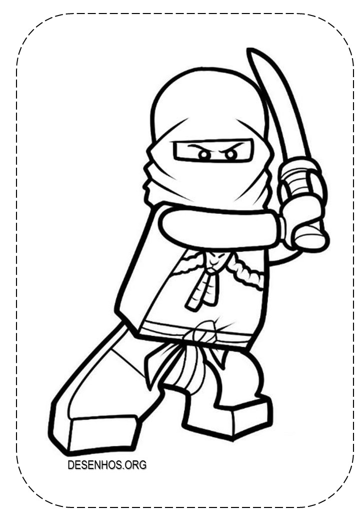 lego ninjago para colorir 96
