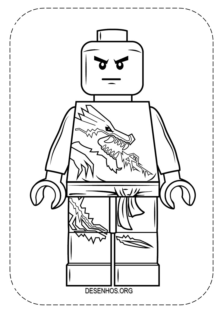 lego ninjago para colorir 98