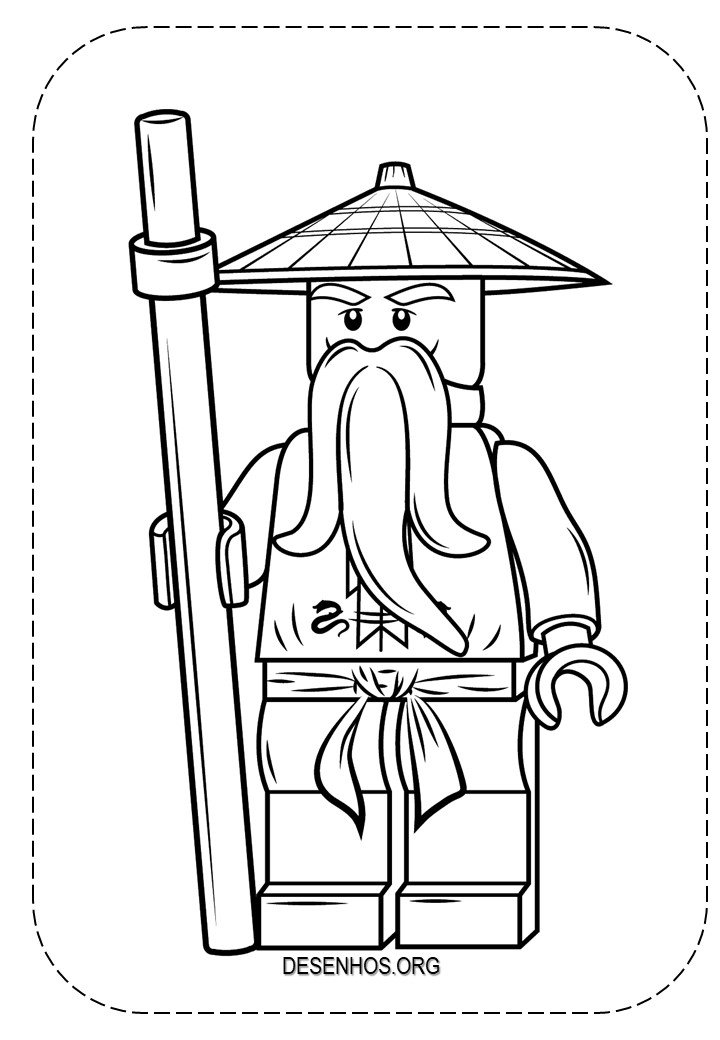 lego ninjago para colorir 99