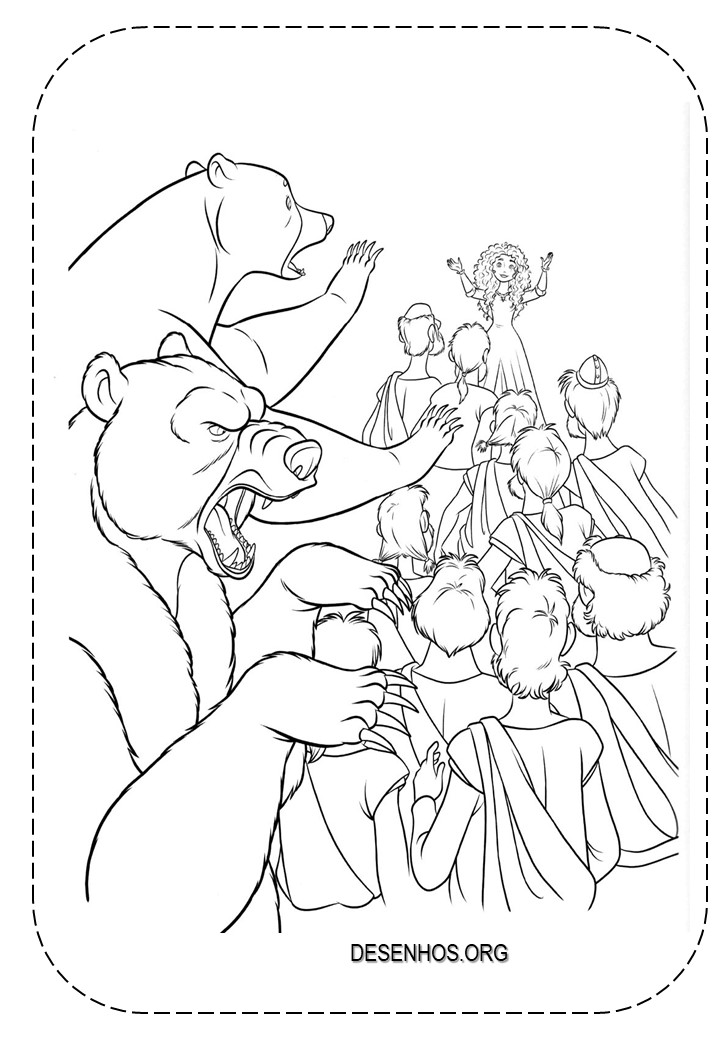 merida para colorir 13