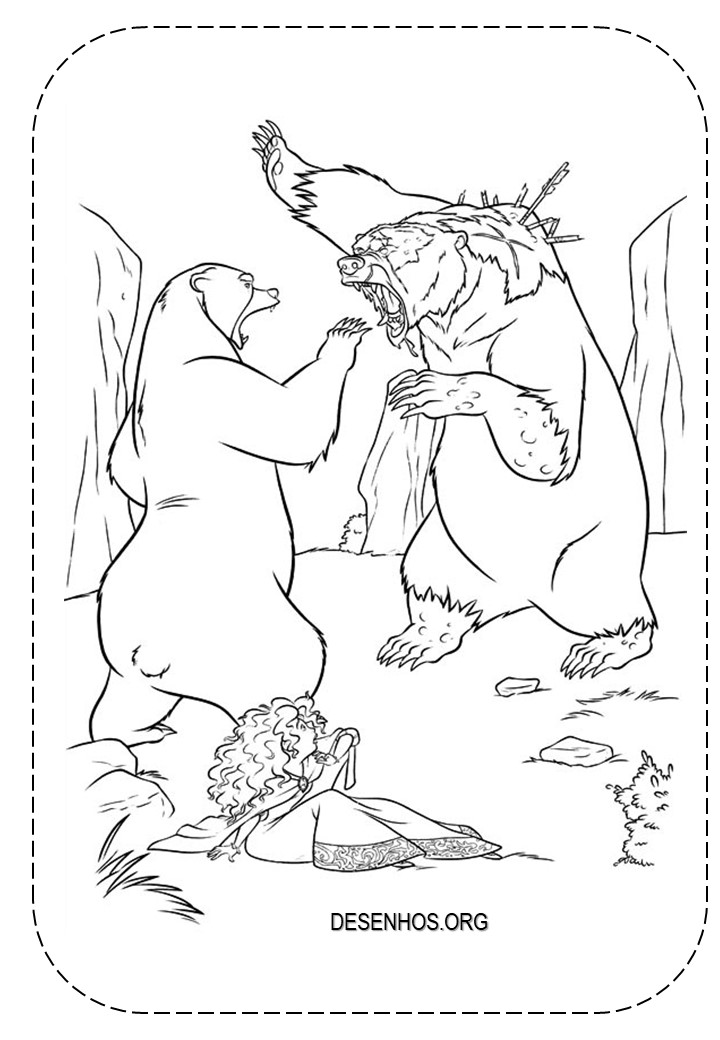 merida para colorir 14