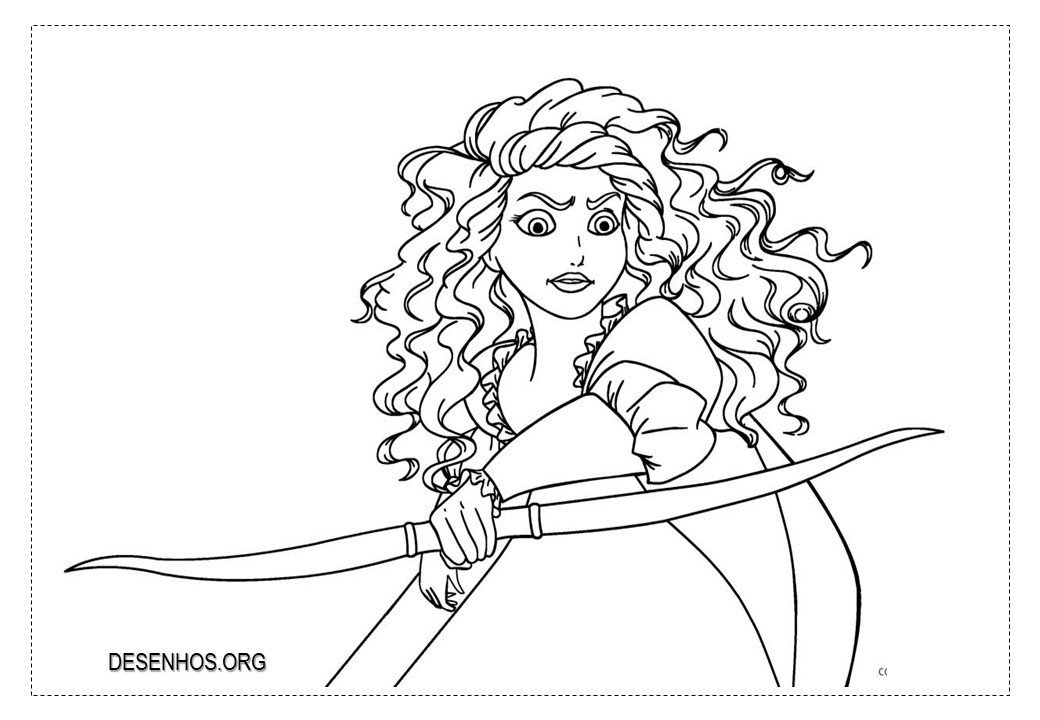 merida para colorir 15