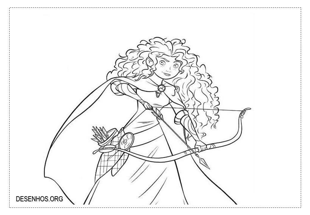merida para colorir 20