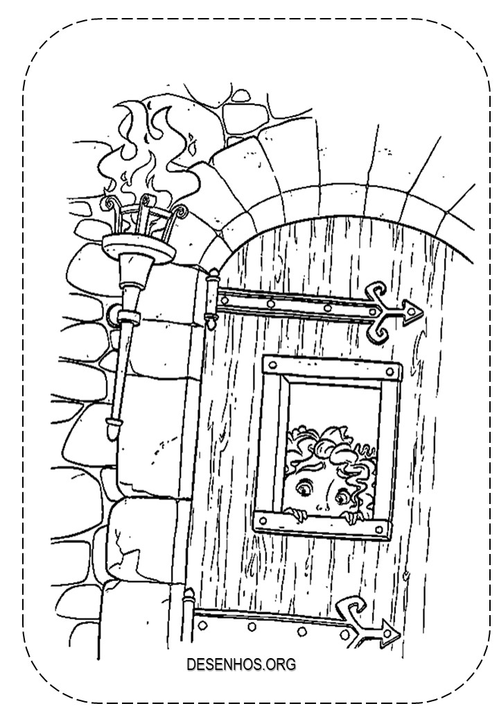 merida para colorir 28