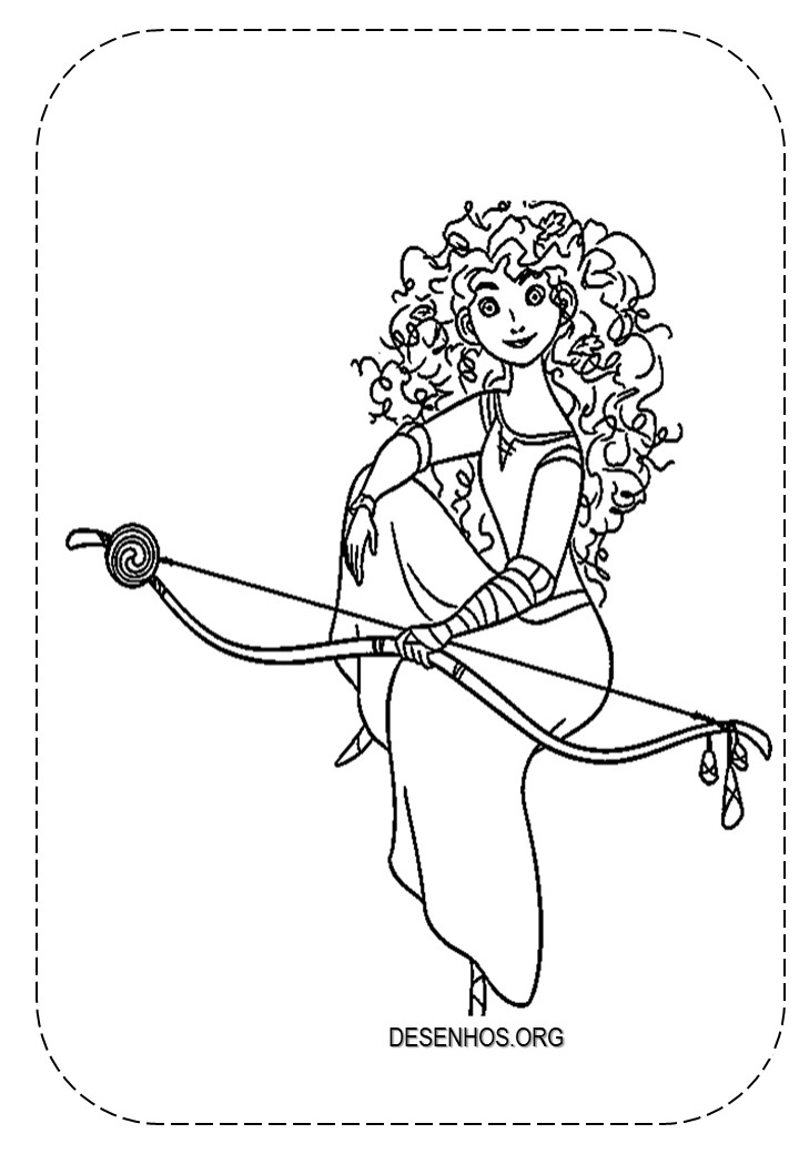 merida para colorir 31