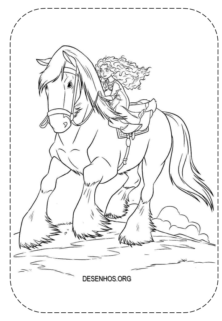 merida para colorir 37