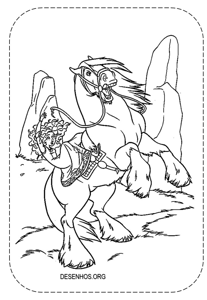 merida para colorir 38