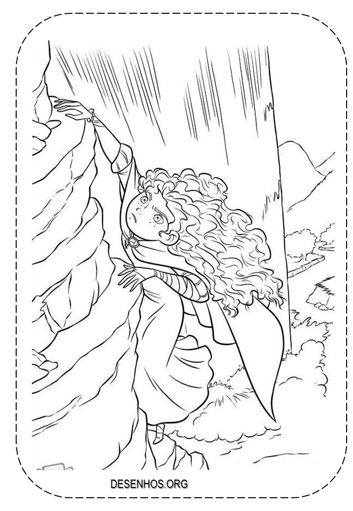 merida para colorir 41