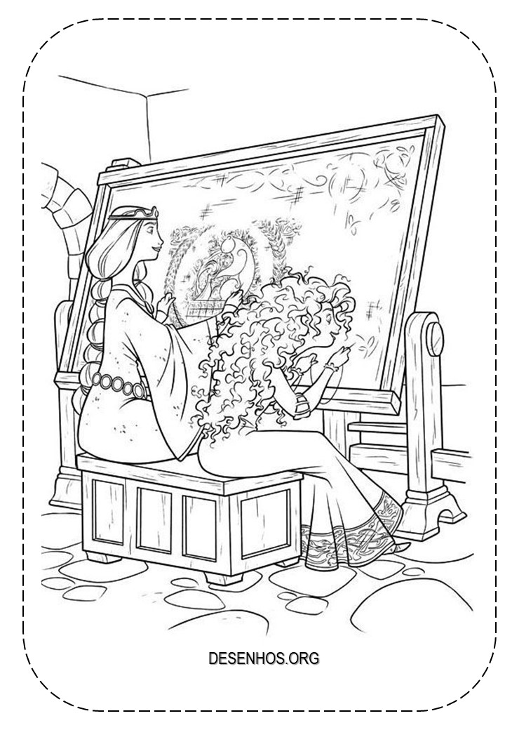 merida para colorir 48