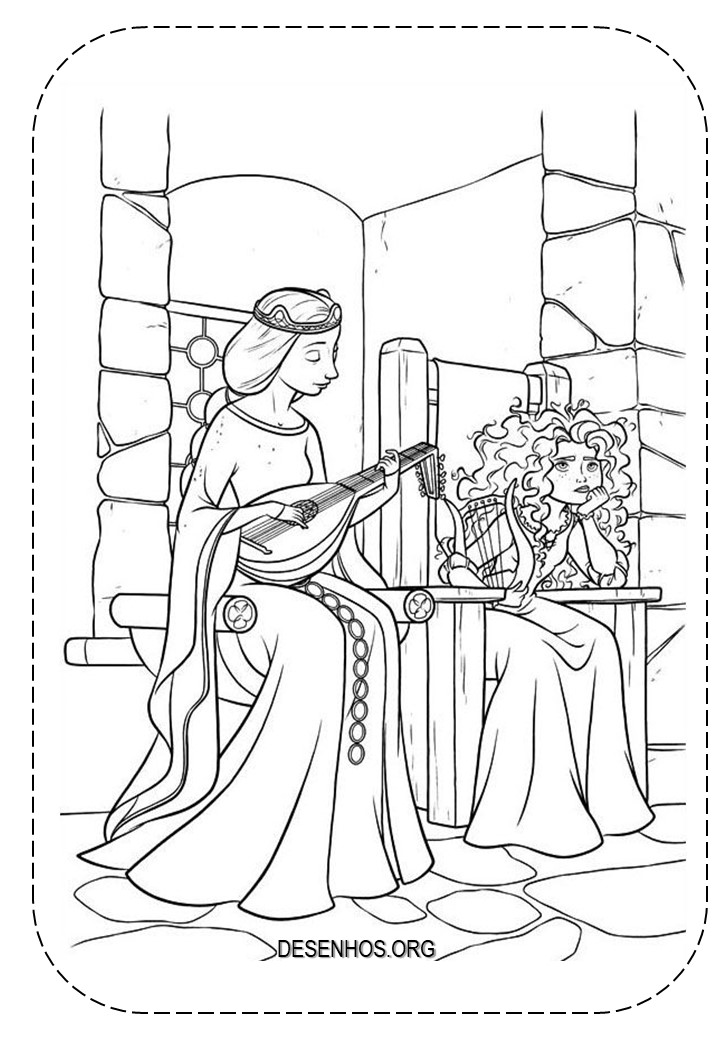 merida para colorir 52
