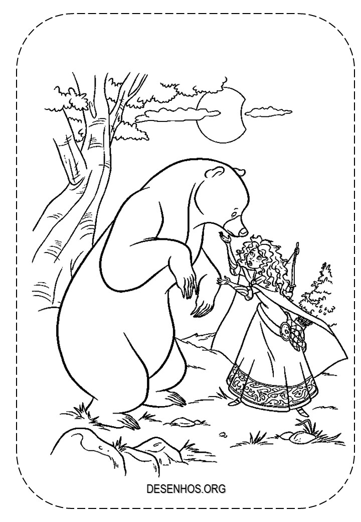 merida para colorir 54