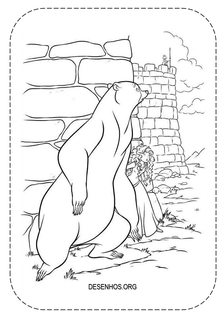 merida para colorir 56