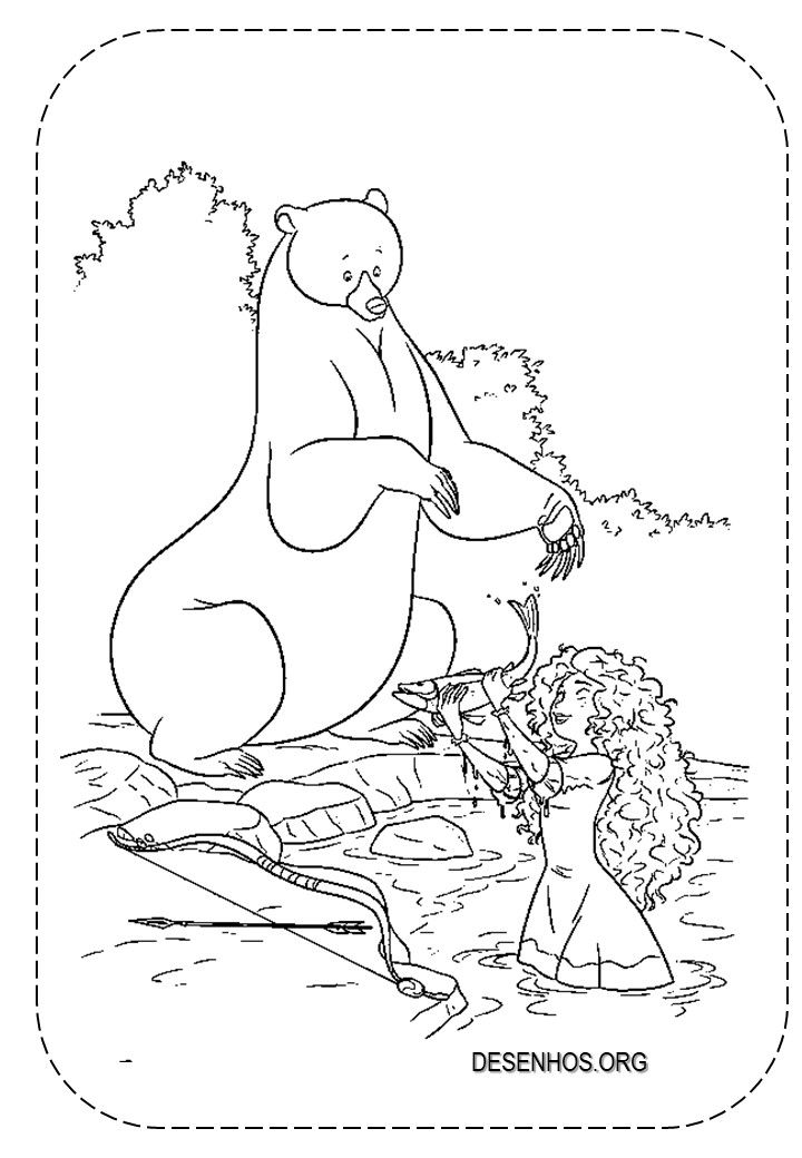 merida para colorir 57