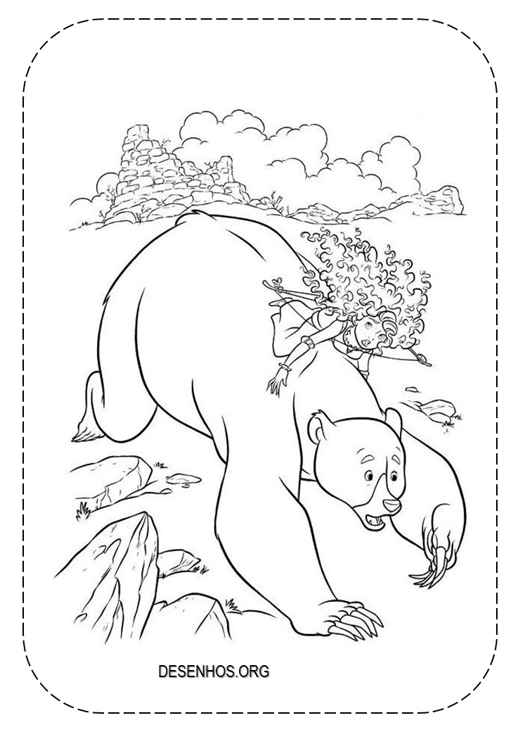 merida para colorir 59