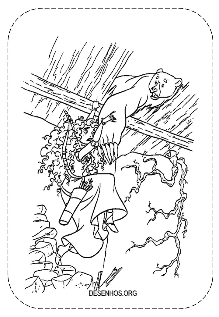 merida para colorir 60