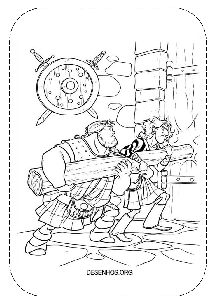 merida para colorir 70