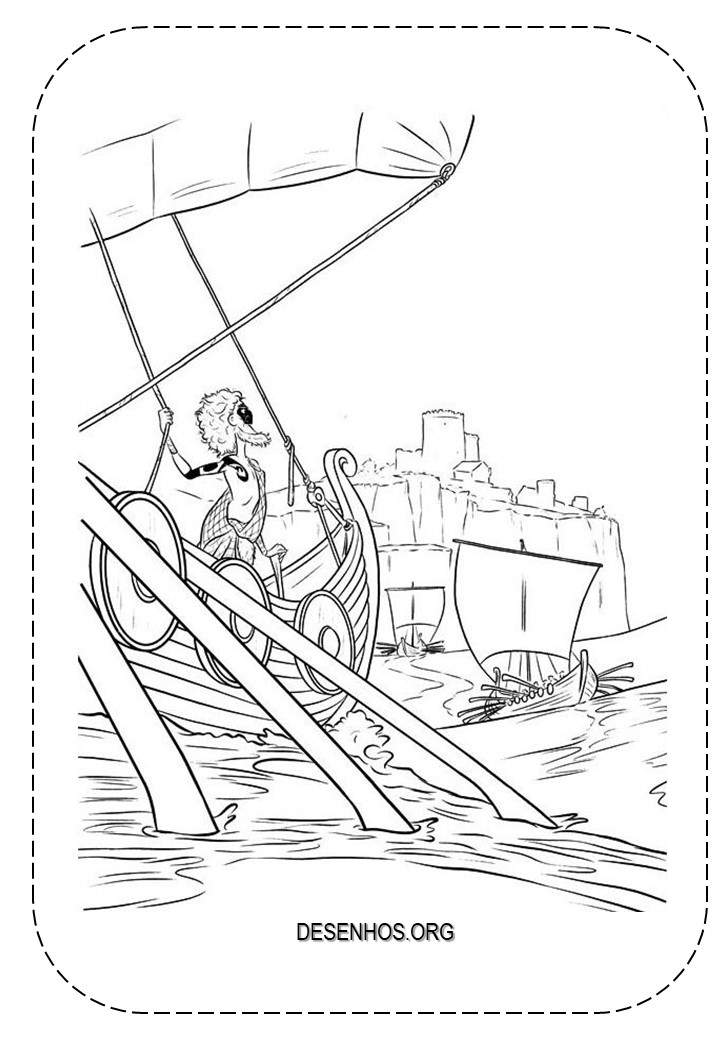 merida para colorir 71