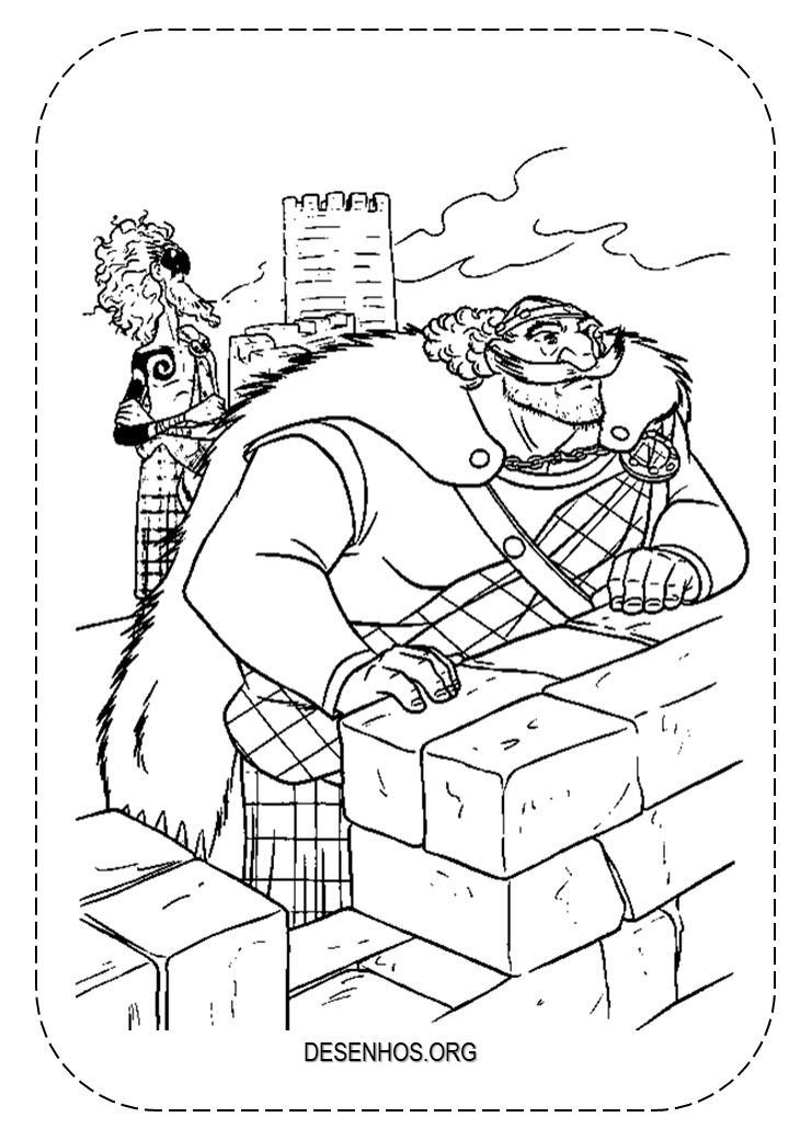 merida para colorir 74