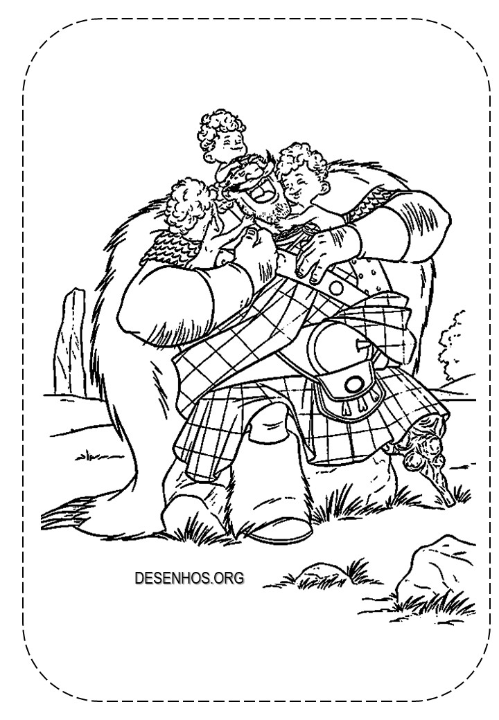 merida para colorir 79