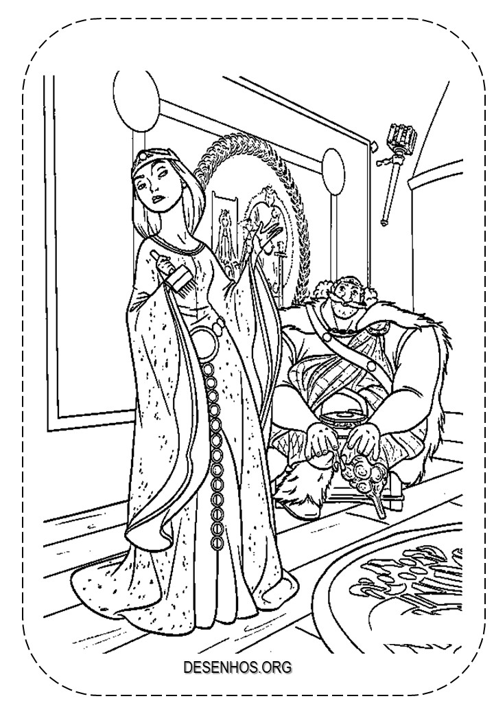 merida para colorir 80