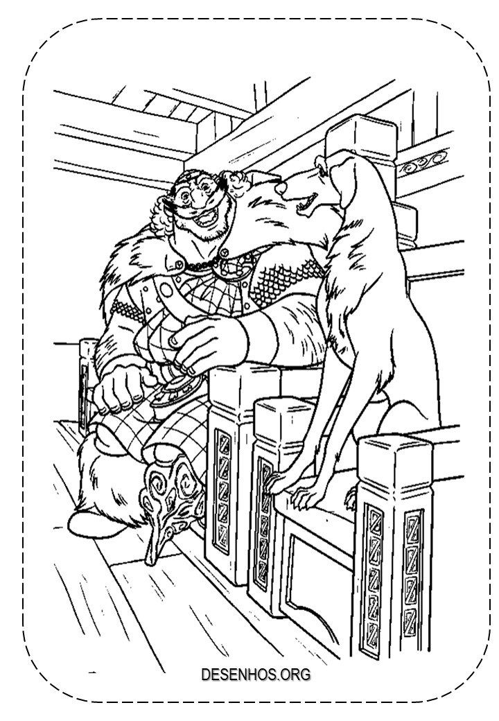 merida para colorir 83