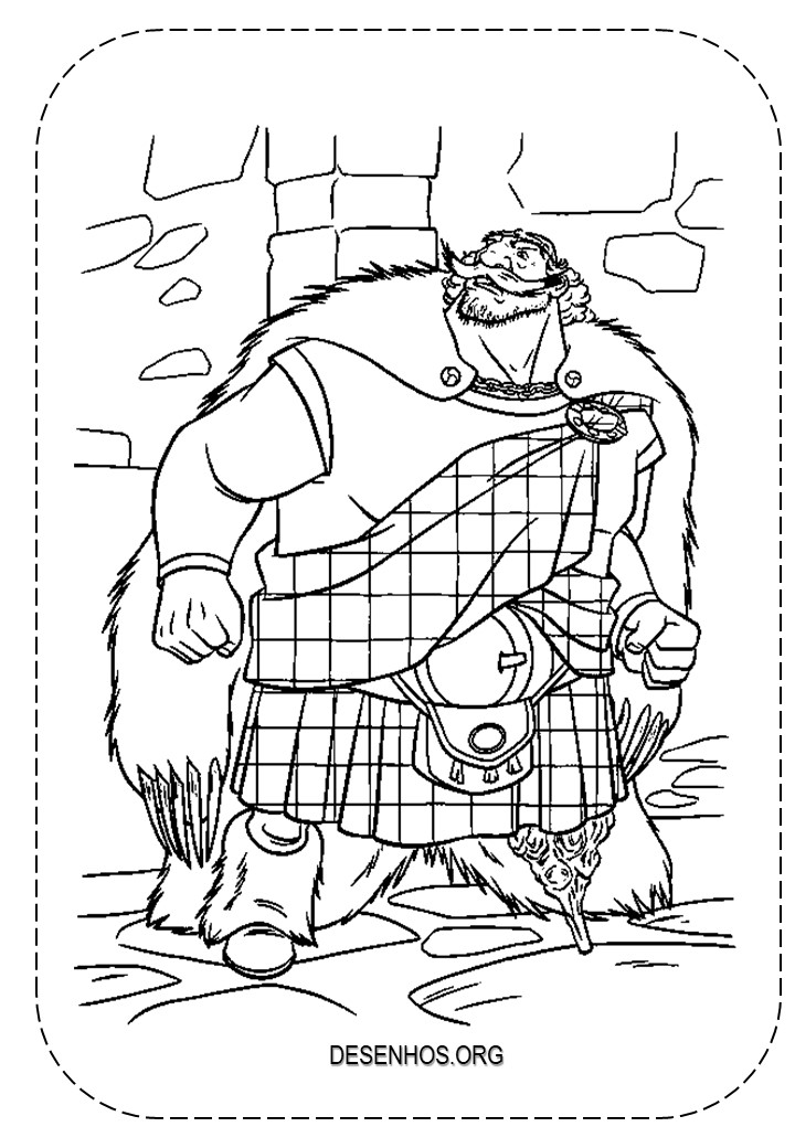 merida para colorir 84