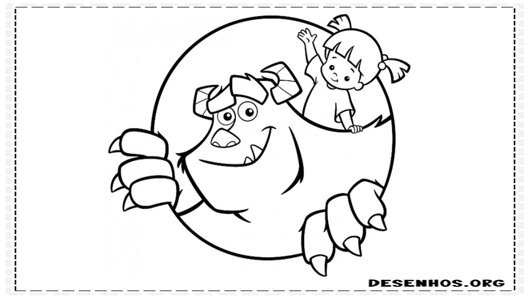 monstros sa para colorir 8