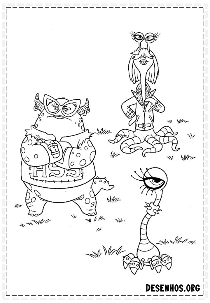 monstros sa para colorir 81