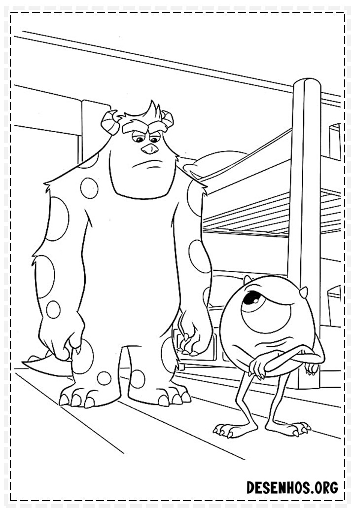 monstros sa para colorir 86