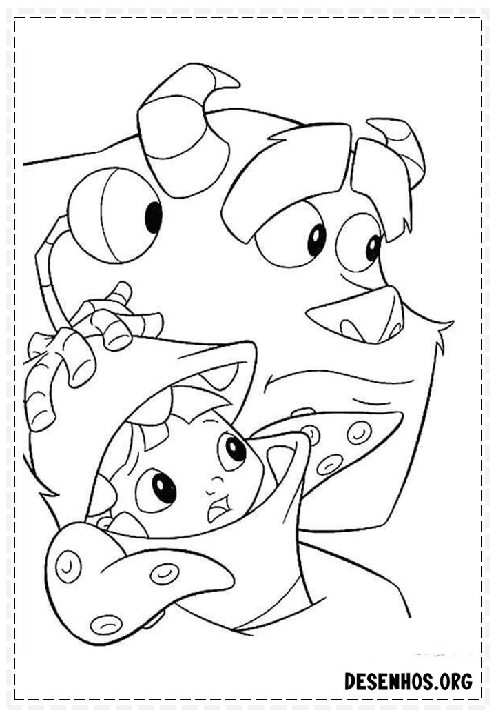 monstros sa para colorir 95