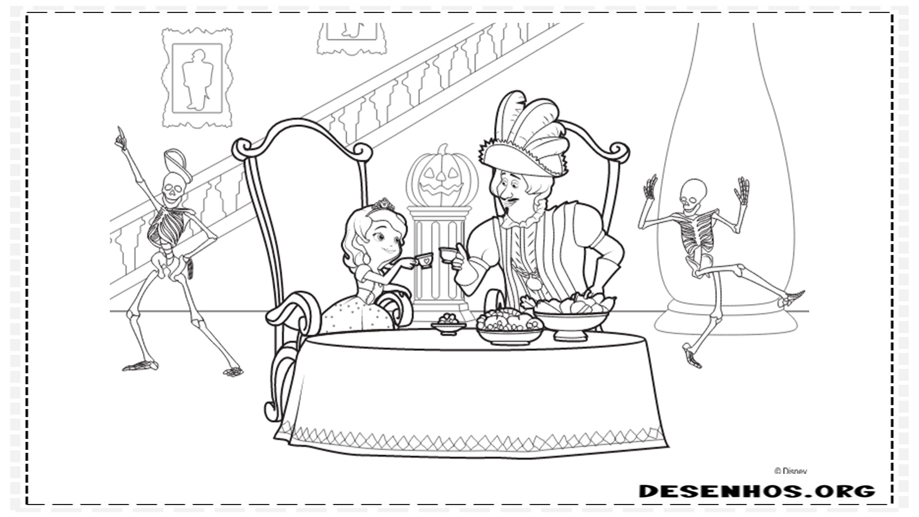 princesinha sofia para colorir 11