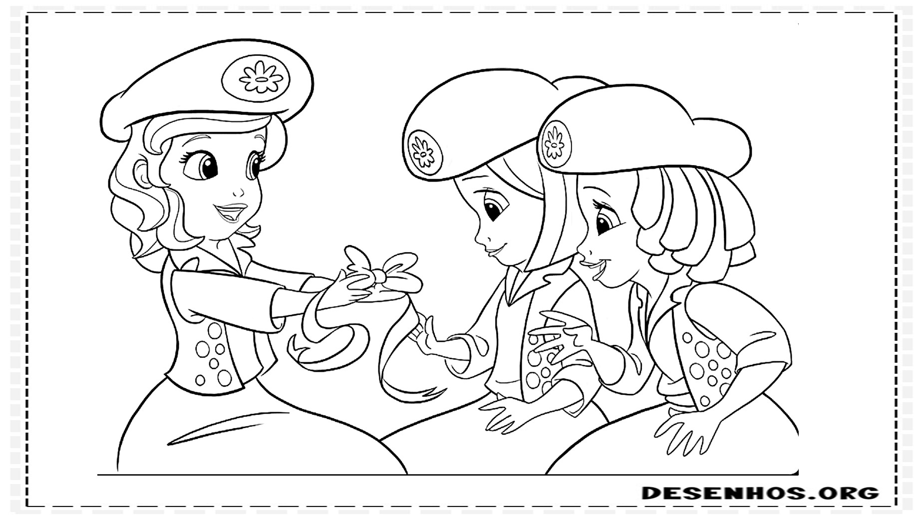 princesinha sofia para colorir 16 princesinha sofia para colorir 16