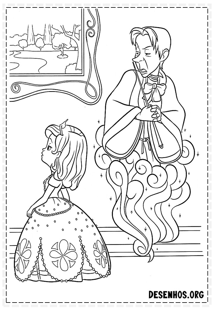 princesinha sofia para colorir 25