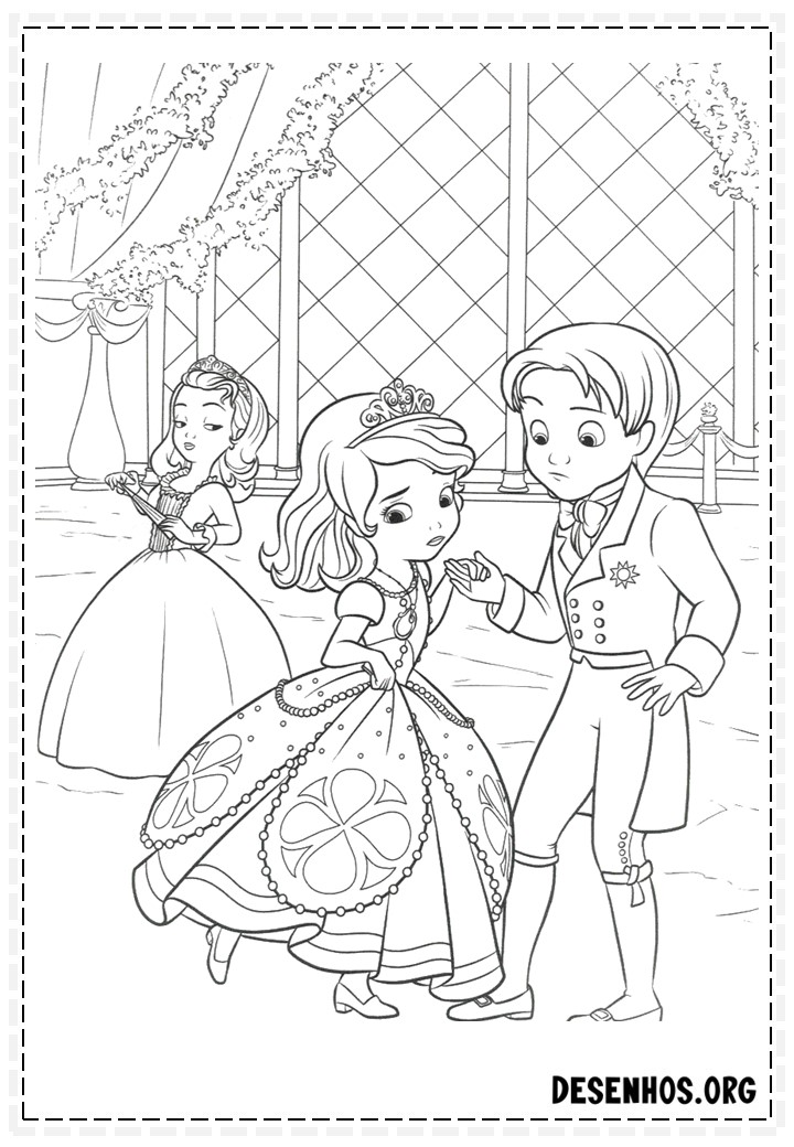princesinha sofia para colorir 37