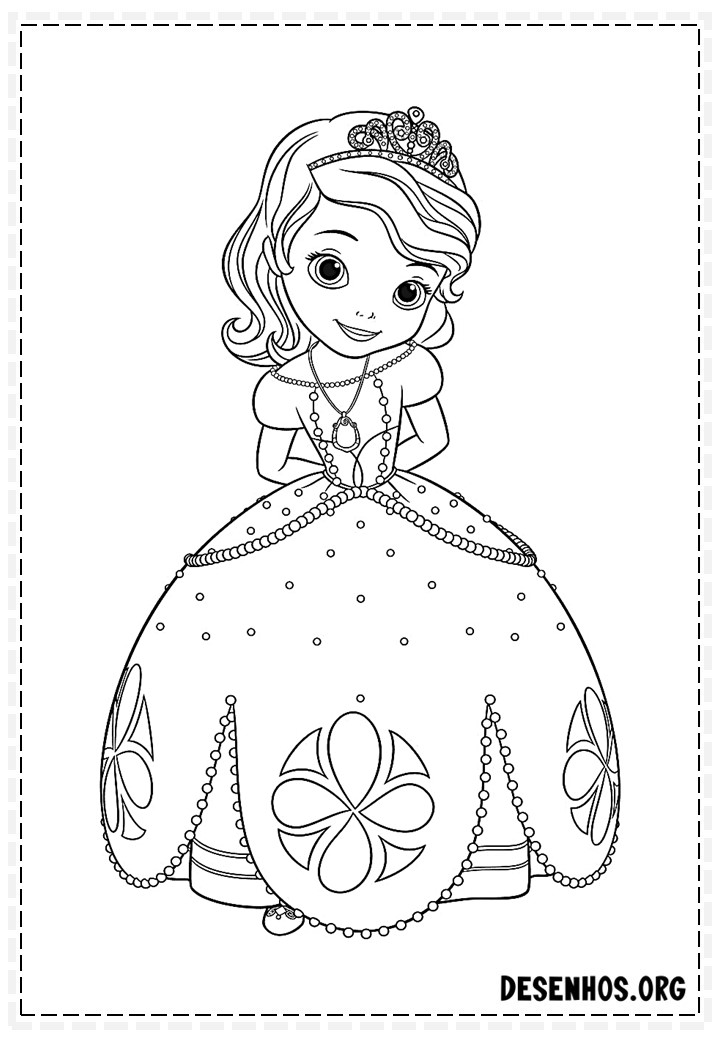 princesinha sofia para colorir 50