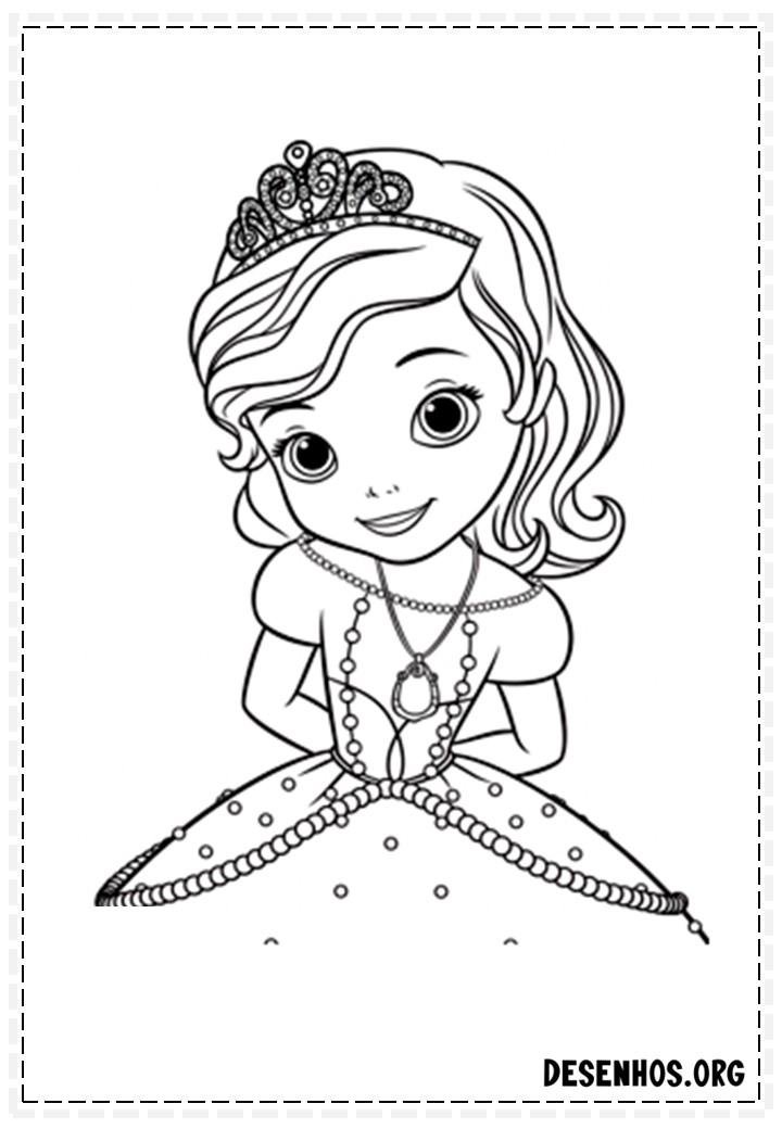 princesinha sofia para colorir 51