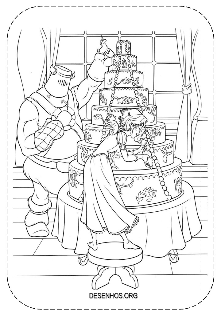 rapunzel para colorir 115
