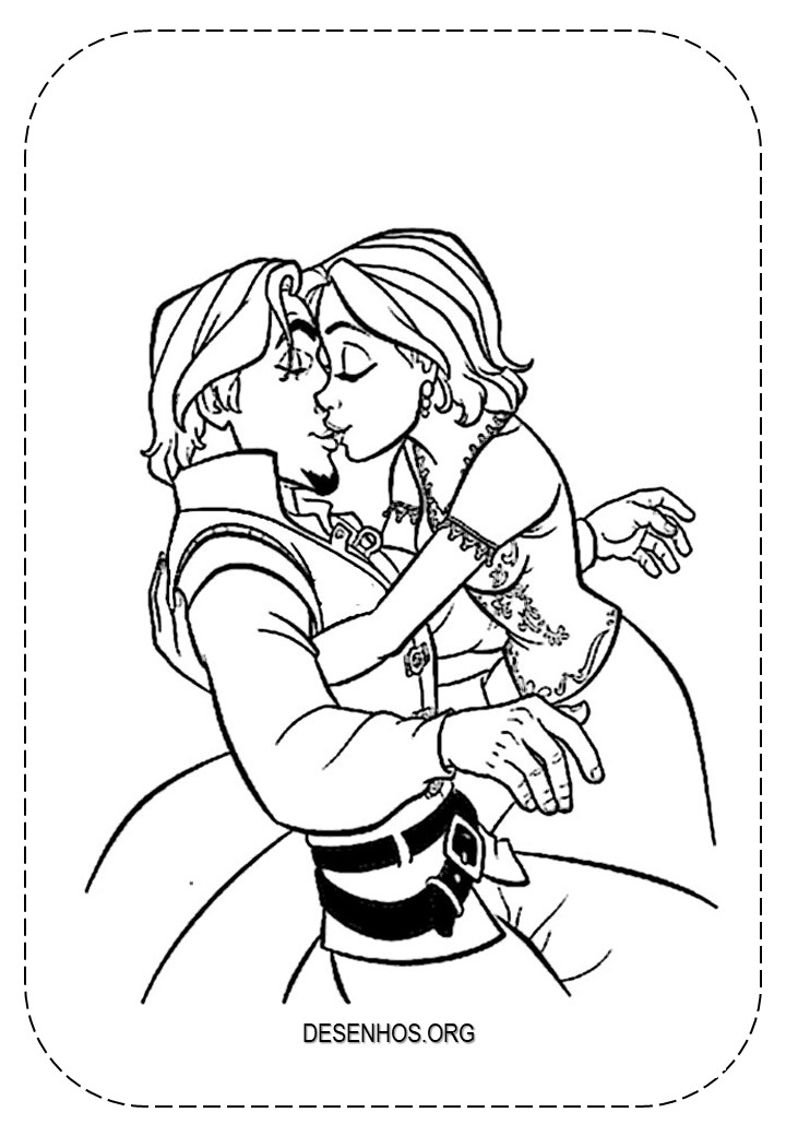 rapunzel para colorir 29