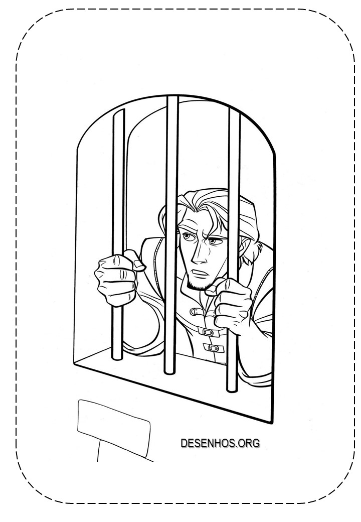 rapunzel para colorir 40