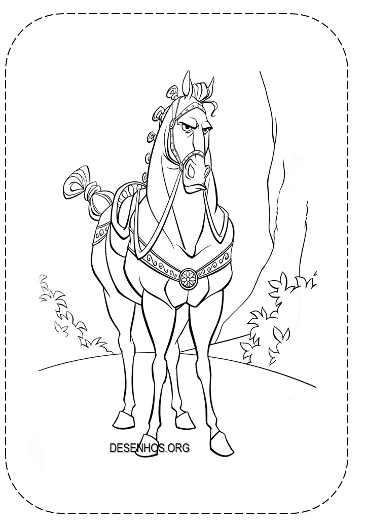 rapunzel para colorir 50
