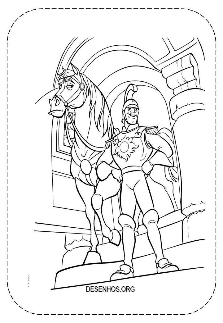 rapunzel para colorir 55