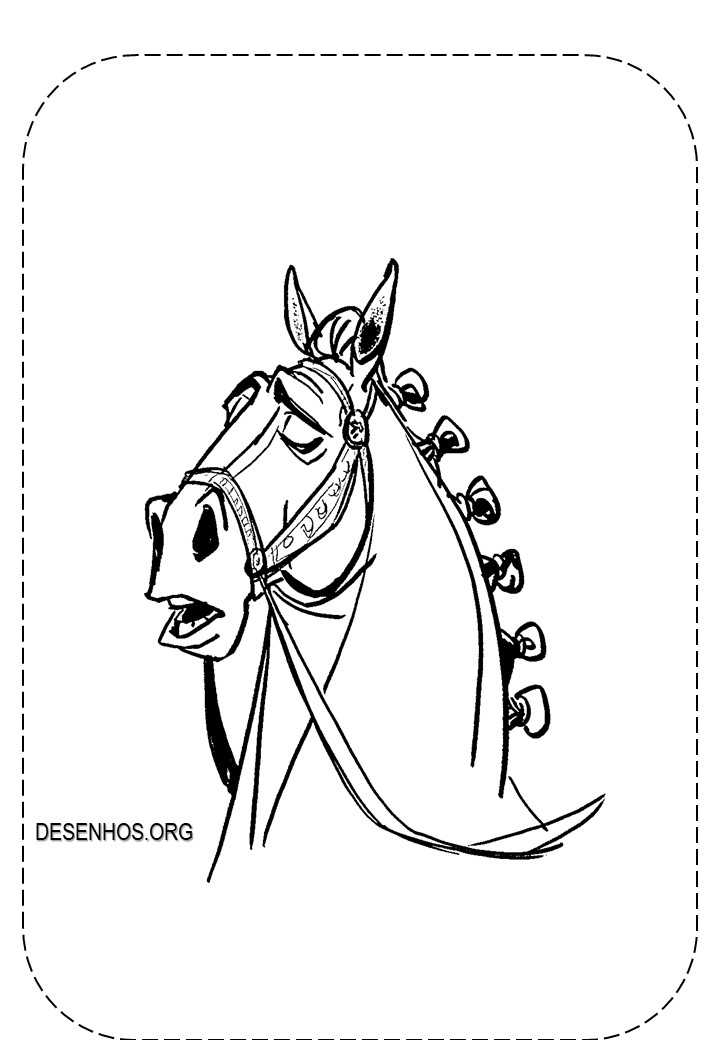 rapunzel para colorir 62