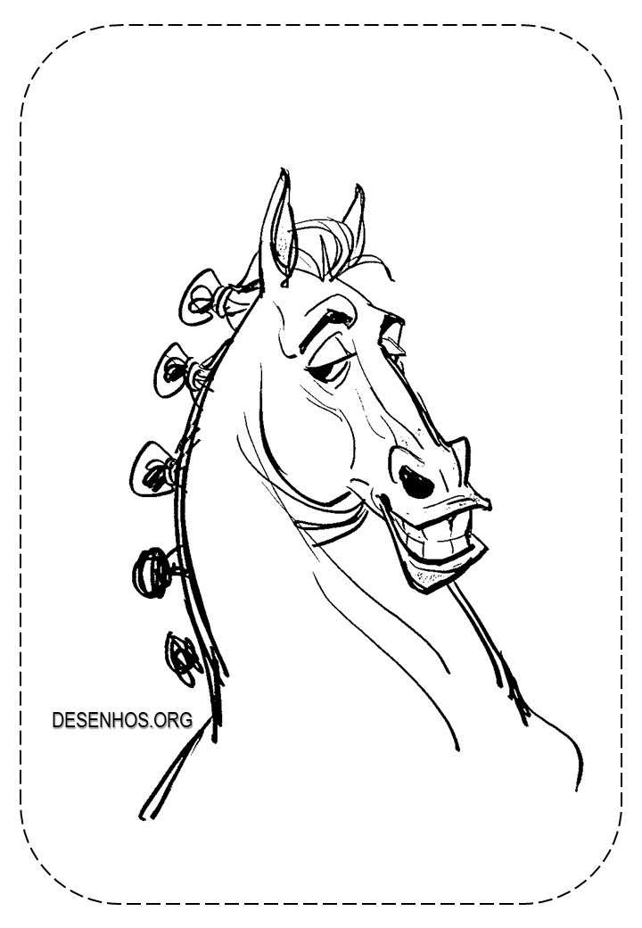 rapunzel para colorir 63