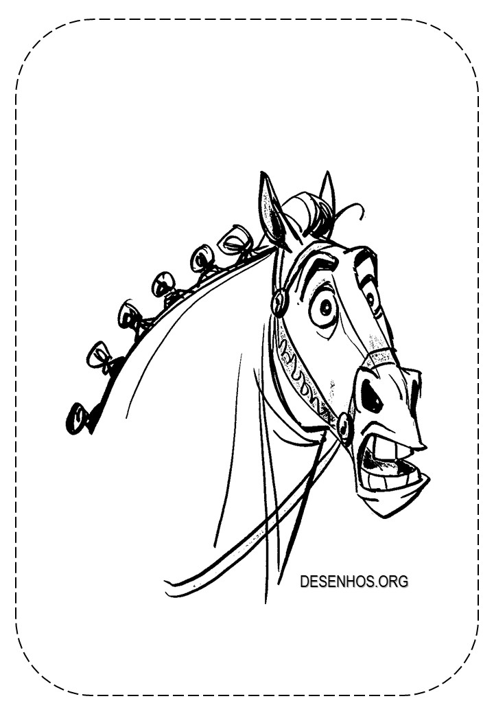 rapunzel para colorir 64
